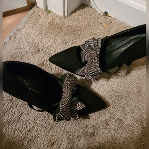 Women black heels size 7.5